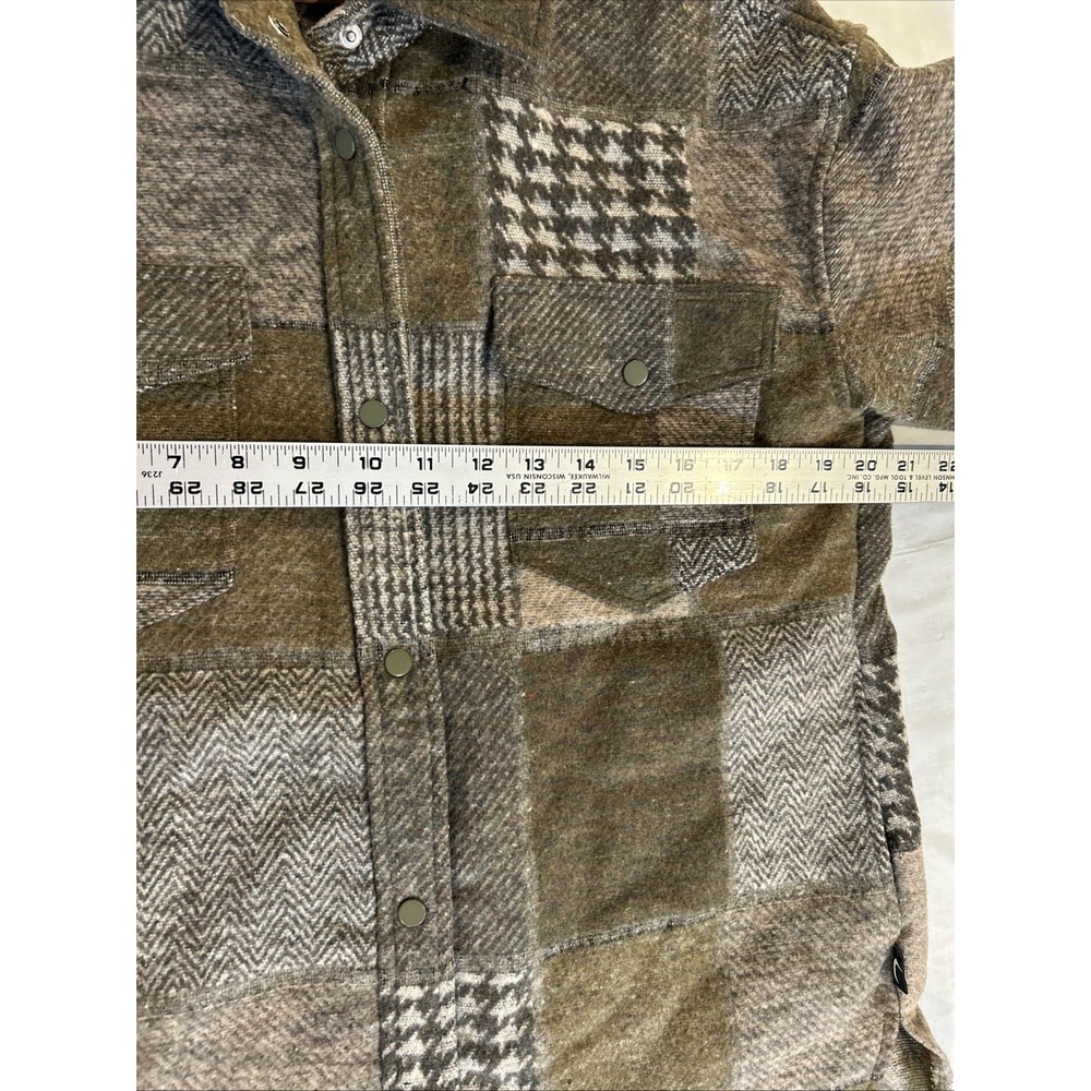 Zyia Everywhere Shacket‎ Jacket M Patchwork Plaid… - image 6